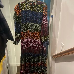 Never Fully Dressed Colorful Long Sleeve Dress